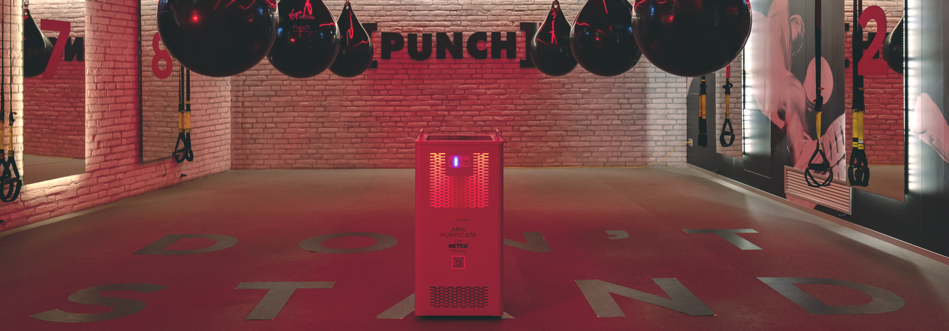 NETCO	Niveus	– Purificatore	d’aria professionale